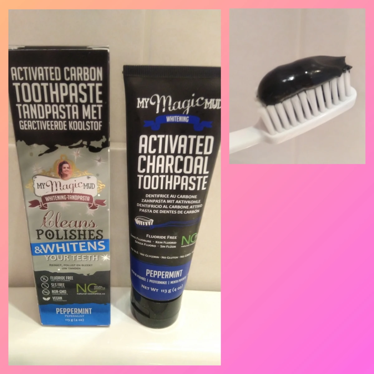 Activated Carbon Tandpasta (Charcoal Toothpaste Peppermint) - review image